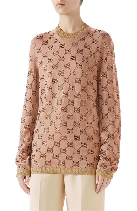 gucci logo sweater|gucci sweater for women.